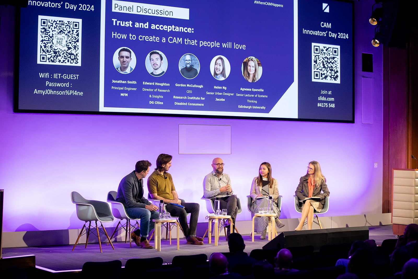 Panel discussion about public trust and acceptance