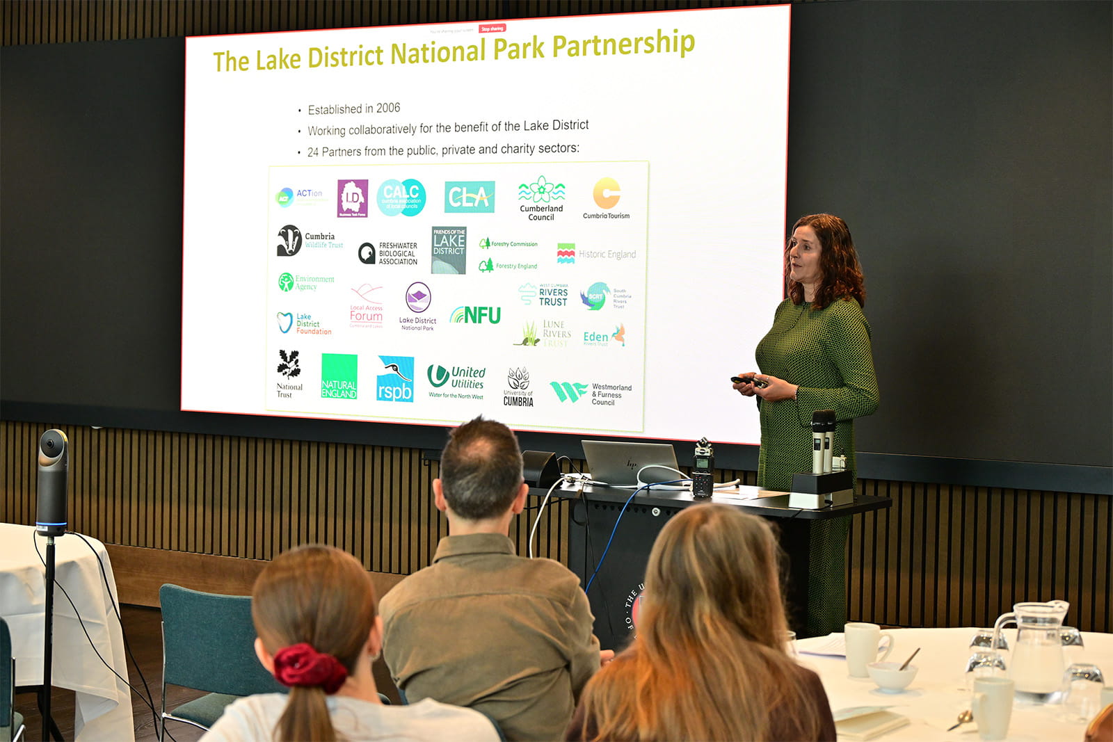 Veronica Fiorato describing how the Lake District National Park Partnership used the Otter Power game to broaden participation as part of its five-year planning cycle